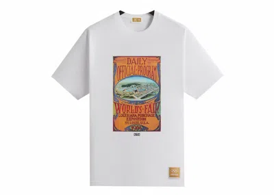 Pre-owned Kith Men's  Olympics Heritage St. Louis 1904 Vintage Tee Shirt In White