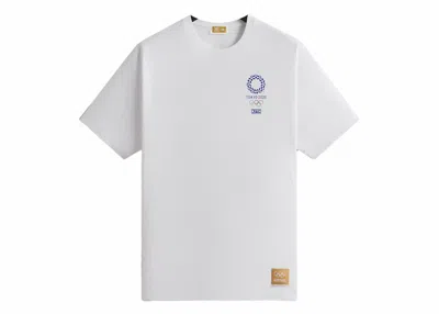 Pre-owned Kith Men's  Olympics Heritage Tokyo 2020 Vintage Tee Shirt In White