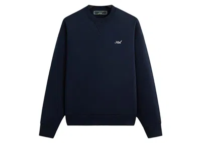 Pre-owned Kith Men's  Paisley Nelson Crewneck Sweatshirt In Nocturnal In Black