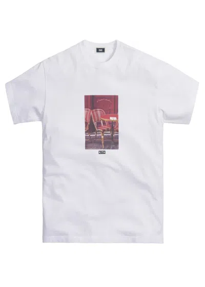 Pre-owned Kith Men's  Paris Cafe T-shirt In White