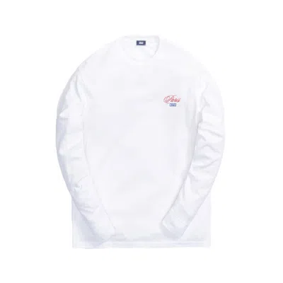 Pre-owned Kith Men's  Paris Opening Long Sleeve Tee Shirt In White