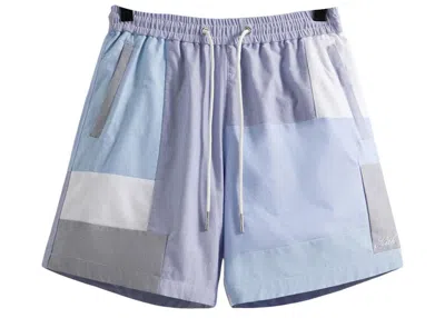Pre-owned Kith Men's  Patchwork Oxford Hardaway Short In Prestige