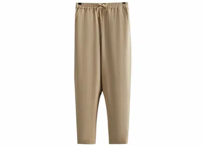 Pre-owned Kith Men's  Pinstripe Elmhurst Pant In Sandrift