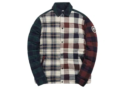 Pre-owned Kith Men's  Plaid Murray Jacket In Saddle In Brown