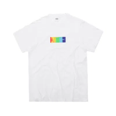 Pre-owned Kith Men's  Pride Tee Shirt In White