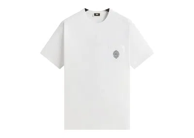 Pre-owned Kith Men's  Queens Crest Tee Shirt In White