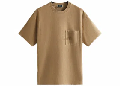 Pre-owned Kith Men's  Quinn Tee Shirt In Birch In Brown
