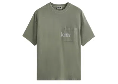 Pre-owned Kith Men's  Quinn Tee Shirt In Cavan In Brown