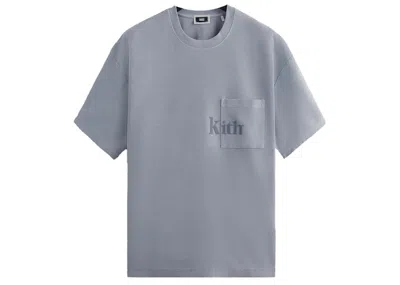 Pre-owned Kith Men's  Quinn Tee Shirt In Light Indigo