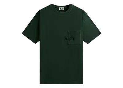 Pre-owned Kith Men's  Quinn Tee Shirt In Stadium In Gray