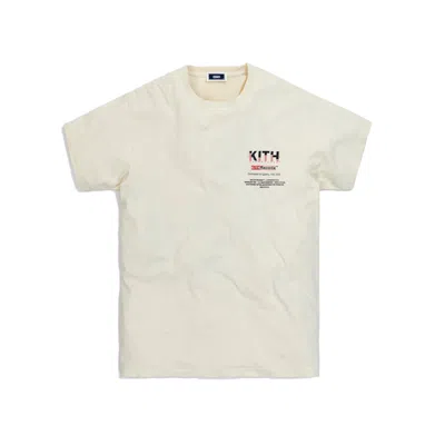 Pre-owned Kith Men's  Records Tee Shirt In Turtle Dove In Gray