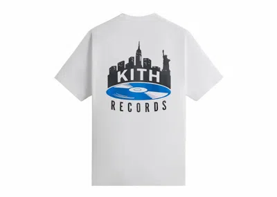 Pre-owned Kith Men's  Records Vintage Tee Shirt (ss25) In White