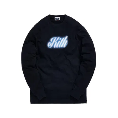 Pre-owned Kith Men's  Rgb Long Sleeve Tee Shirt In Black