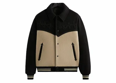 Pre-owned Kith Men's  Ribbon Embroidery Carlton Jacket In Rye
