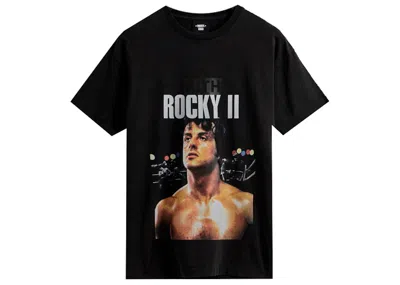 Pre-owned Kith Men's  Rocky Ii Vintage Tee Shirt In Black