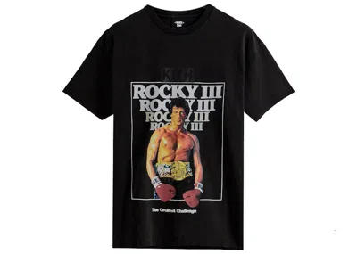 Pre-owned Kith Men's  Rocky Iii Vintage Tee Shirt In Black