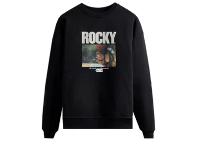 Pre-owned Kith Men's  Rocky Million To One Crewneck Sweatshirt In Black