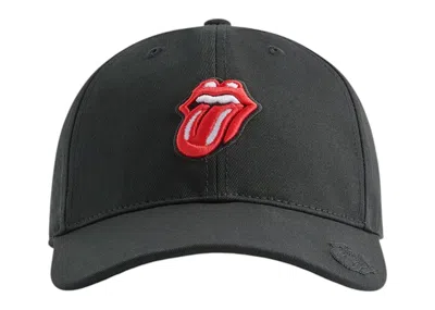Pre-owned Kith Men's  Rolling Stones Aaron Classic Cap In Black