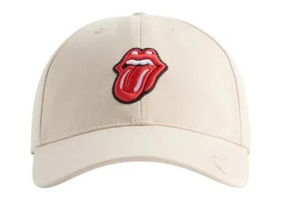 Pre-owned Kith Men's  Rolling Stones Aaron Classic Cap In Sandrift