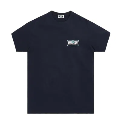 Pre-owned Kith Men's  Sadelle's Paris Tee Shirt In Navy Blue