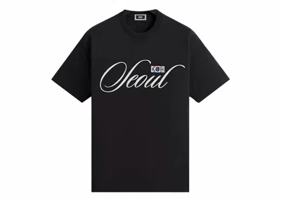 Pre-owned Kith Men's  Seoul Tee Shirt In Black