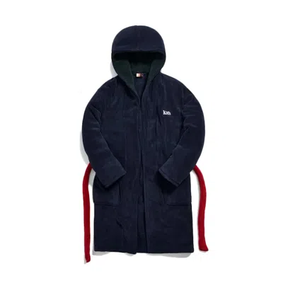 Pre-owned Kith Men's  Serif Robe In Navy Blue