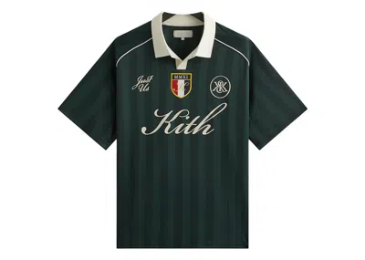 Pre-owned Kith Men's  Shadow Stripe Marcel Soccer Top In Stadium In Gray