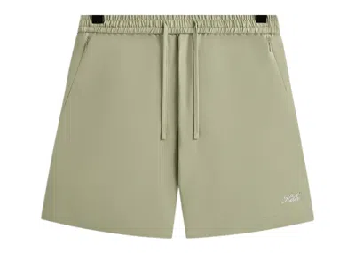 Pre-owned Kith Men's  Silk Cotton Cedar Short In Region