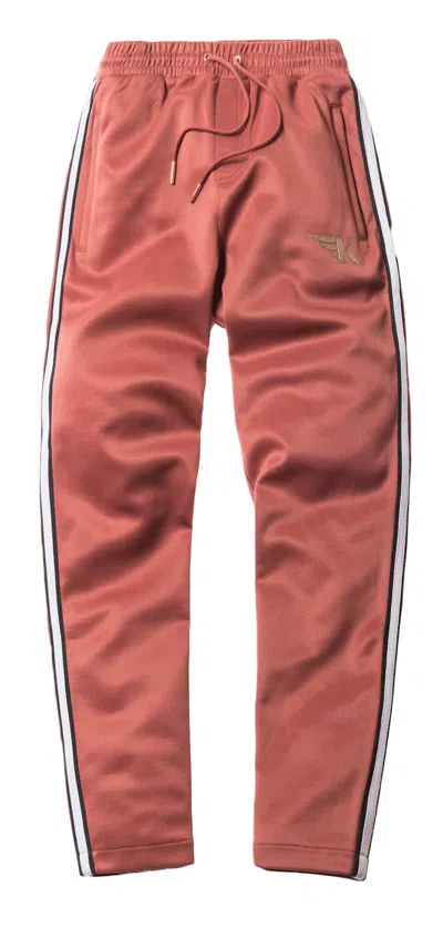 Pre-owned Kith Men's  Slim Track Pants In Brickdust In Brown
