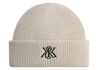 Pre-owned Kith Men's  Soft Mia Beanie In Sandrift