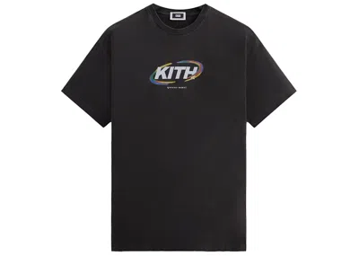 Pre-owned Kith Men's  Spiral Vintage Tee Shirt In Black