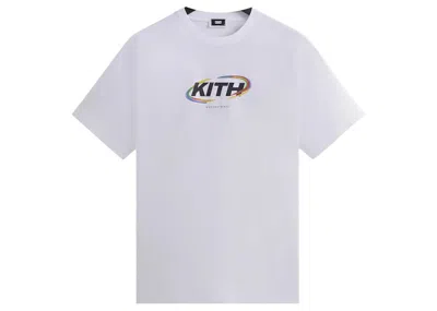 Pre-owned Kith Men's  Spiral Vintage Tee Shirt In White