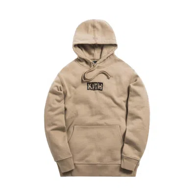 Pre-owned Kith Men's  Splintered Logo Hoodie In Feather Grey