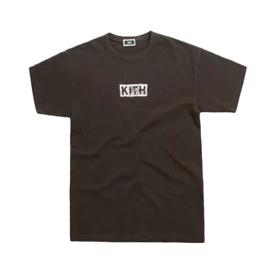 Pre-owned Kith Men's  Splintered Logo Tee Shirt In Black/olive