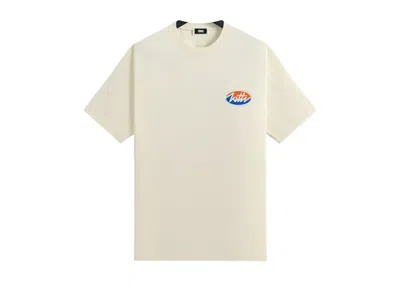 Pre-owned Kith Men's  Split Logo Tee Shirt In Silk In Silver