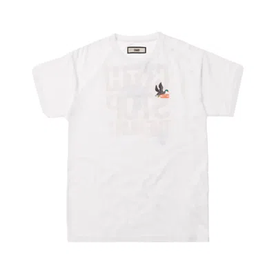 Pre-owned Kith Men's  Stop The Hunt Tee Shirt In White