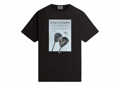 Pre-owned Kith Men's  Taylormade Champion Vintage Tee Shirt In Black