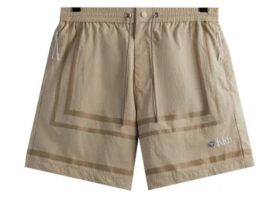 Pre-owned Kith Men's  Taylormade Fairway Shorts In Canvas In Brown