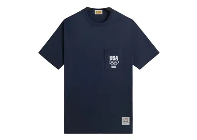 Pre-owned Kith Men's  Team Usa Olympics 2024 T-shirt In Nocturnal