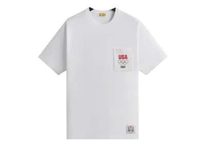 Pre-owned Kith Men's  Team Usa Olympics 2024 T-shirt In White