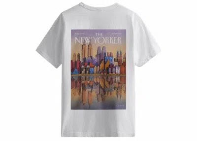 Pre-owned Kith Men's  The New Yorker Skyline Tee Shirt In White