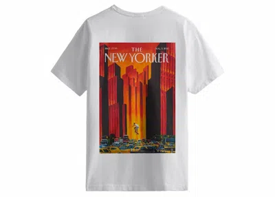 Pre-owned Kith Men's  The New Yorker Traffic Tee Shirt In White