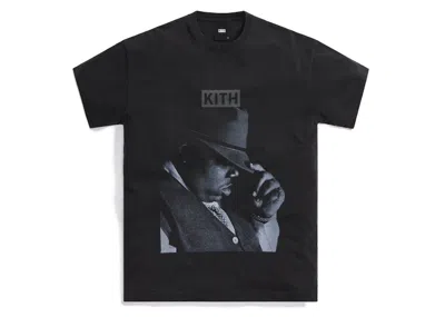 Pre-owned Kith Men's  The Notorious B.i.g Last Day Vintage Tee Shirt In Black