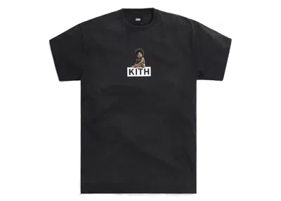 Pre-owned Kith Men's  The Notorious B.i.g Ready To Die Classic Logo Vintage Tee Shirt In Black