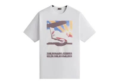 Pre-owned Kith Men's  The Rolling Stones New York 1972 Poster Tee Shirt In White