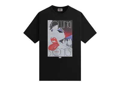 Pre-owned Kith Men's  The Rolling Stones Tour 1981 Tee Shirt In Black