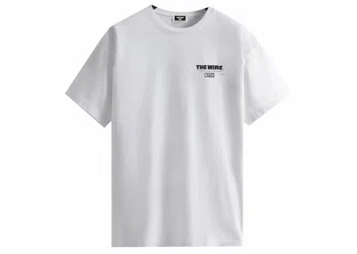 Pre-owned Kith Men's  The Wire Avon Vintage Tee Shirt In White