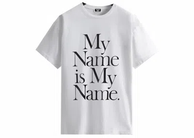 Pre-owned Kith Men's  The Wire My Name Is My Name Vintage Tee Shirt In White