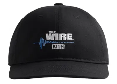 Pre-owned Kith Men's  The Wire Tap Cap In Black
