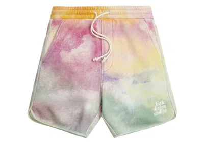 Pre-owned Kith Men's  Tie Dye Jordan Short In Pink/green
